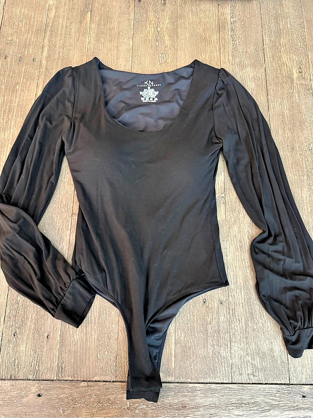 Klassy Network long sleeve bodysuit